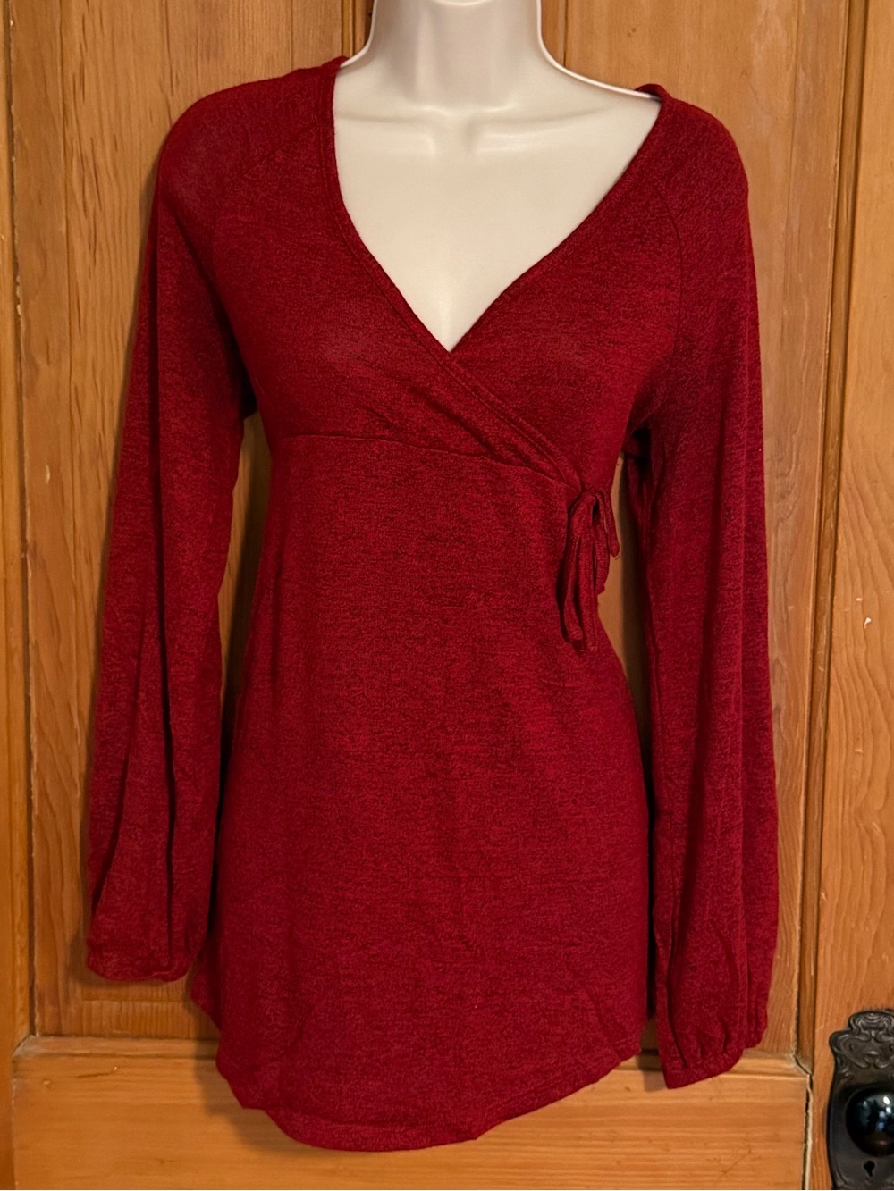 Maurice’s Faux Wrap Front Maternity Top - Medium